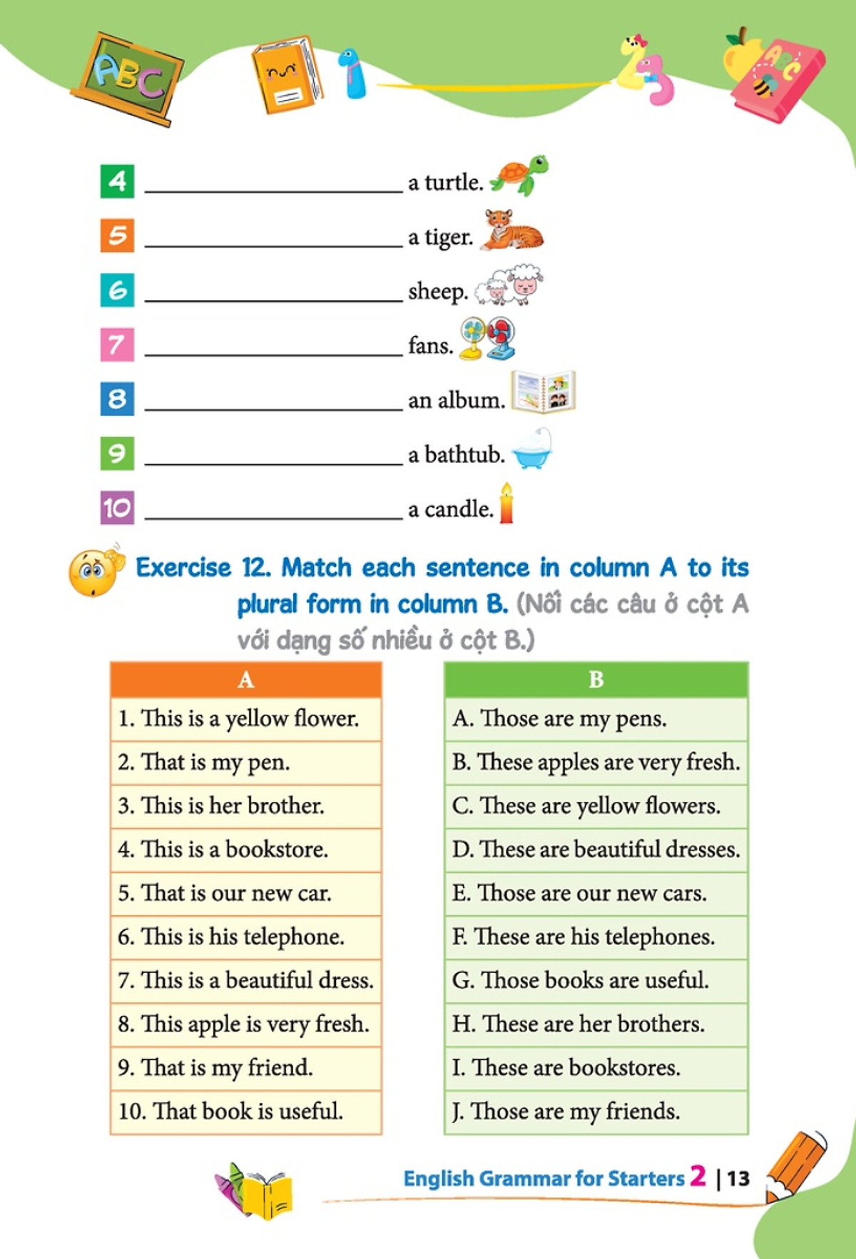 bộ english grammar for starters 2 (có đáp án)