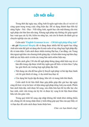 bộ english grammar in use - 130 bài ngữ pháp tiếng anh (tái bản)