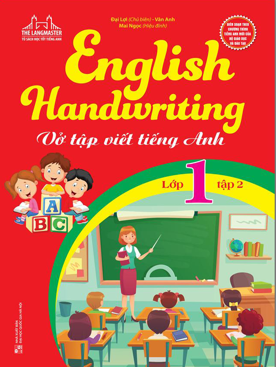 bộ english handwriting - vở tập viết tiếng anh lớp 1 - tập 2