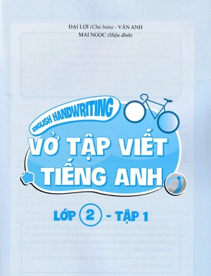 bộ english handwriting - vở tập viết tiếng anh lớp 2 - tập 1
