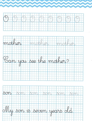 bộ english handwriting - vở tập viết tiếng anh lớp 2 - tập 1