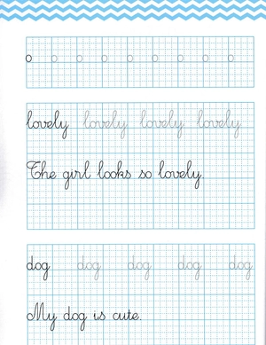 bộ english handwriting - vở tập viết tiếng anh lớp 2 - tập 1