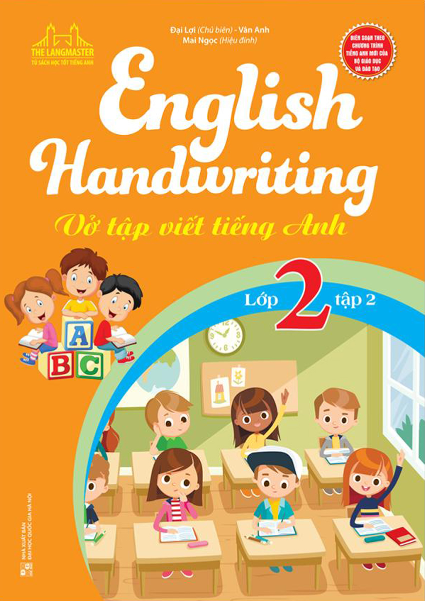 bộ english handwriting - vở tập viết tiếng anh lớp 2 - tập 2