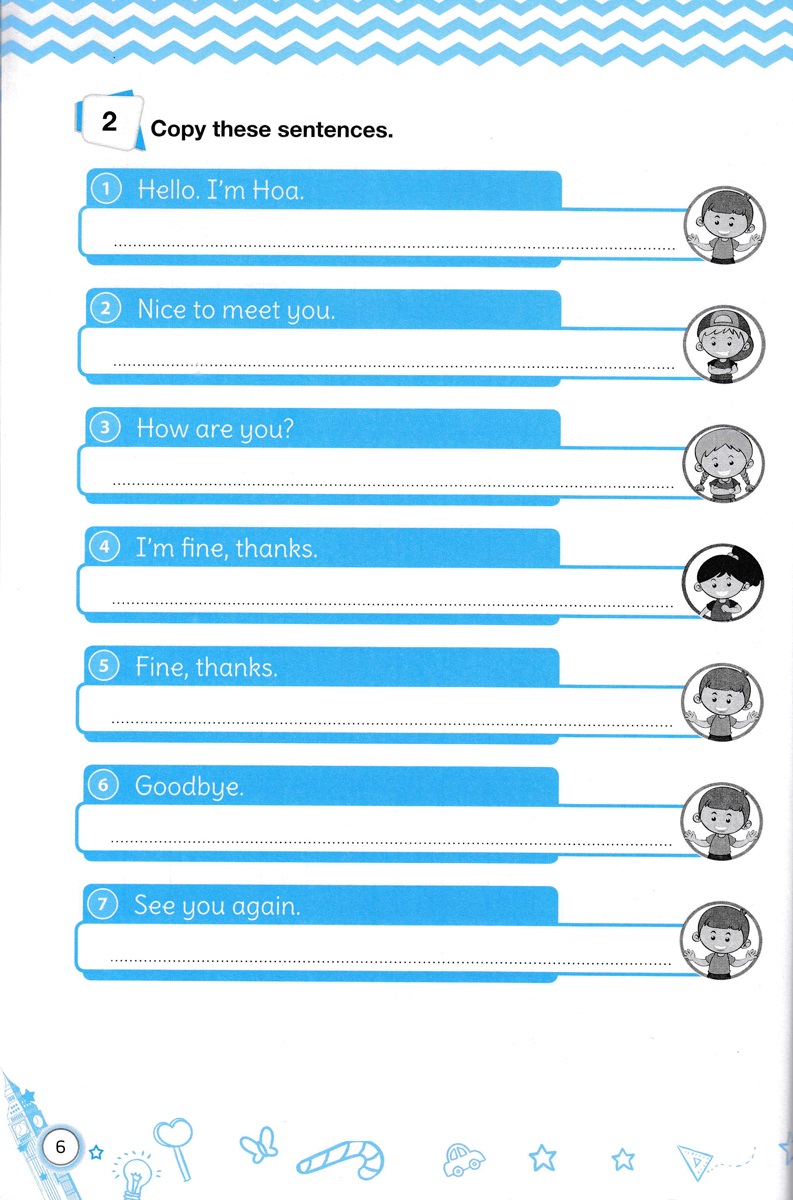 bộ english handwriting - vở tập viết tiếng anh lớp 3 - tập 1