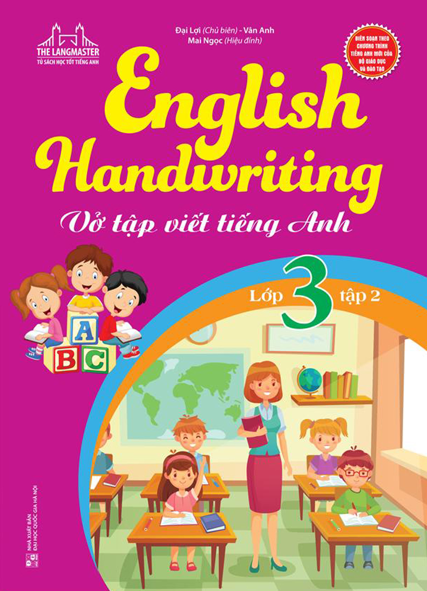 bộ english handwriting - vở tập viết tiếng anh lớp 3 - tập 2