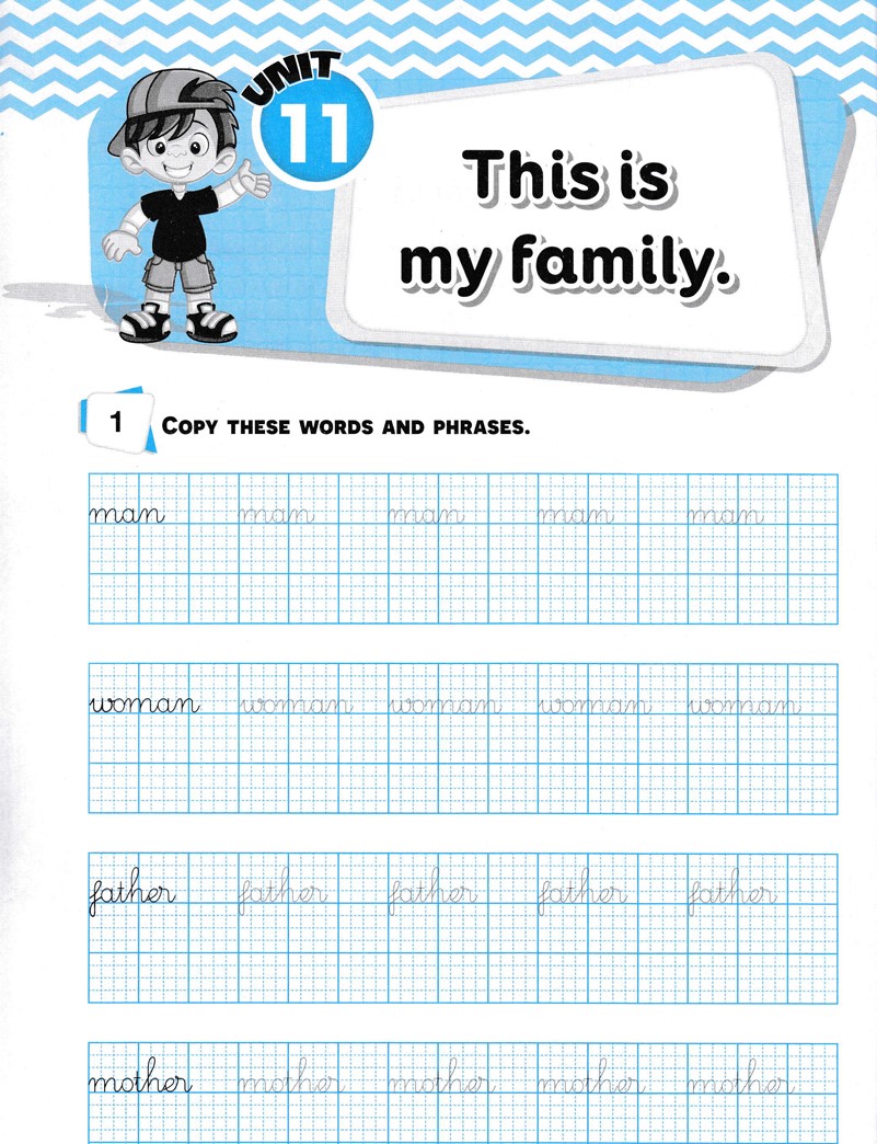 bộ english handwriting - vở tập viết tiếng anh lớp 3 - tập 2