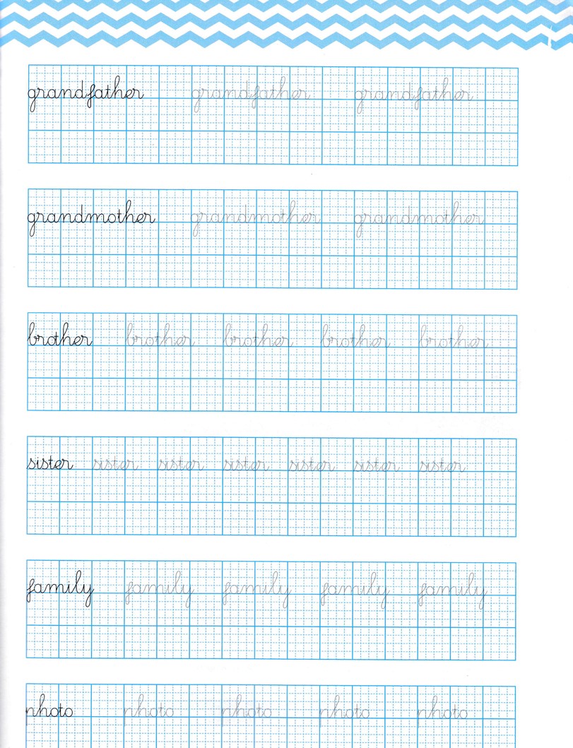 bộ english handwriting - vở tập viết tiếng anh lớp 3 - tập 2