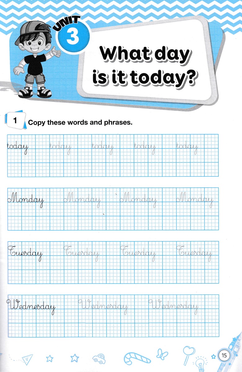 bộ english handwriting - vở tập viết tiếng anh lớp 4 - tập 1