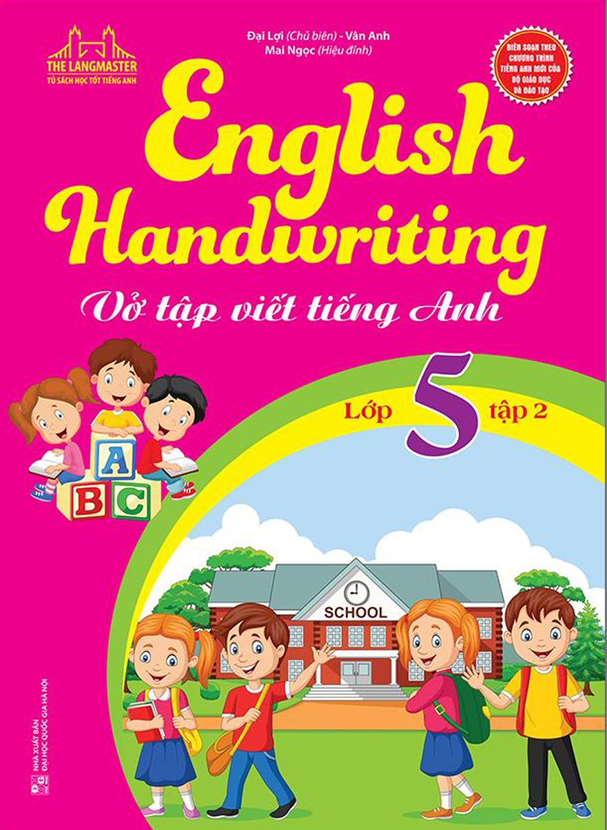bộ english handwriting - vở tập viết tiếng anh lớp 5 - tập 2