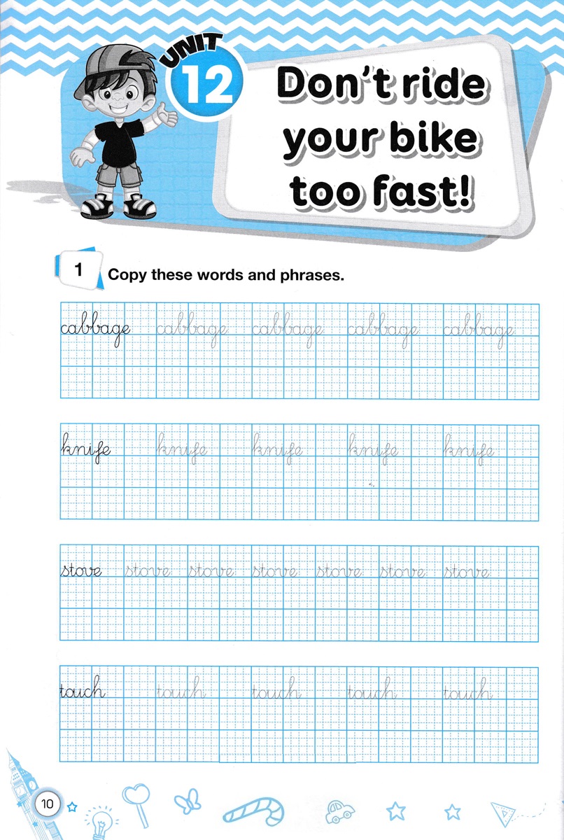 bộ english handwriting - vở tập viết tiếng anh lớp 5 - tập 2