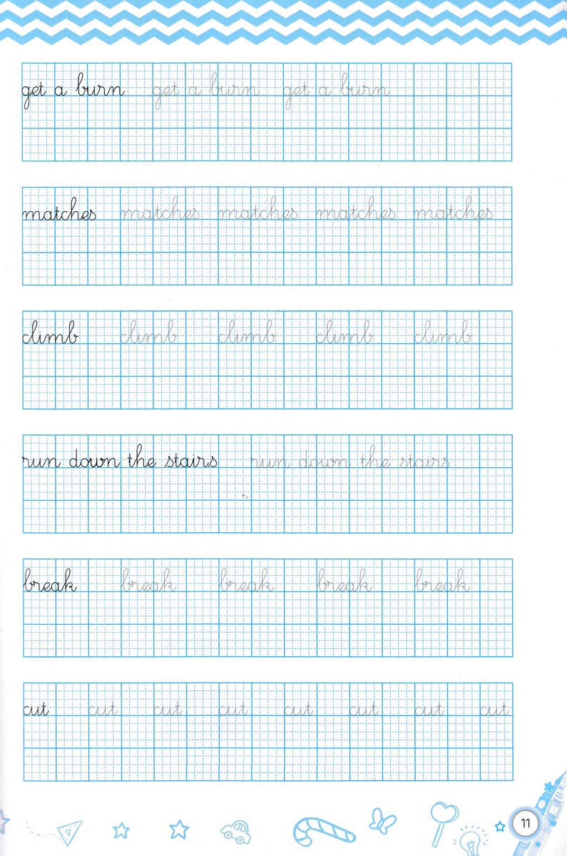 bộ english handwriting - vở tập viết tiếng anh lớp 5 - tập 2