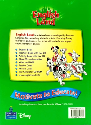 bộ english land 1: activity book with cd