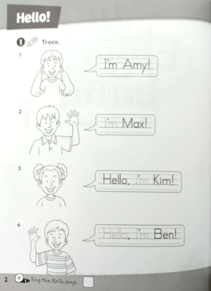 bộ english land 1: activity book with cd