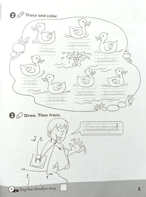 bộ english land 1: activity book with cd