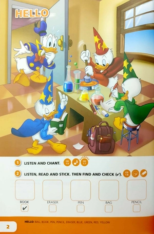 bộ english land (2nd edition) level 2: student book + activity book with cds