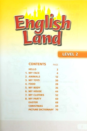 bộ english land (2nd edition) level 2: student book + activity book with cds