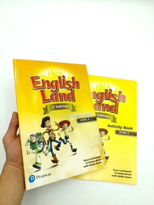bộ english land (2nd edition) level 2: student book + activity book with cds