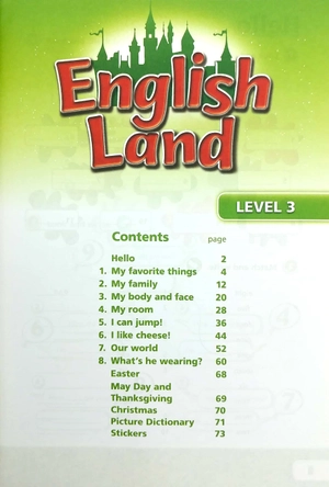 bộ english land (2nd edition) level 3: student book + activity book with cds