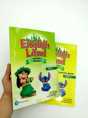bộ english land (2nd edition) level 3: student book + activity book with cds