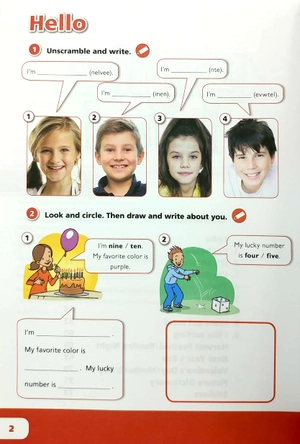 bộ english land (2nd edition) level 4: student book + activity book with cds