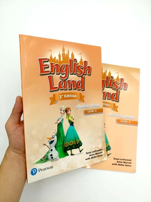 bộ english land (2nd edition) level 4: student book + activity book with cds