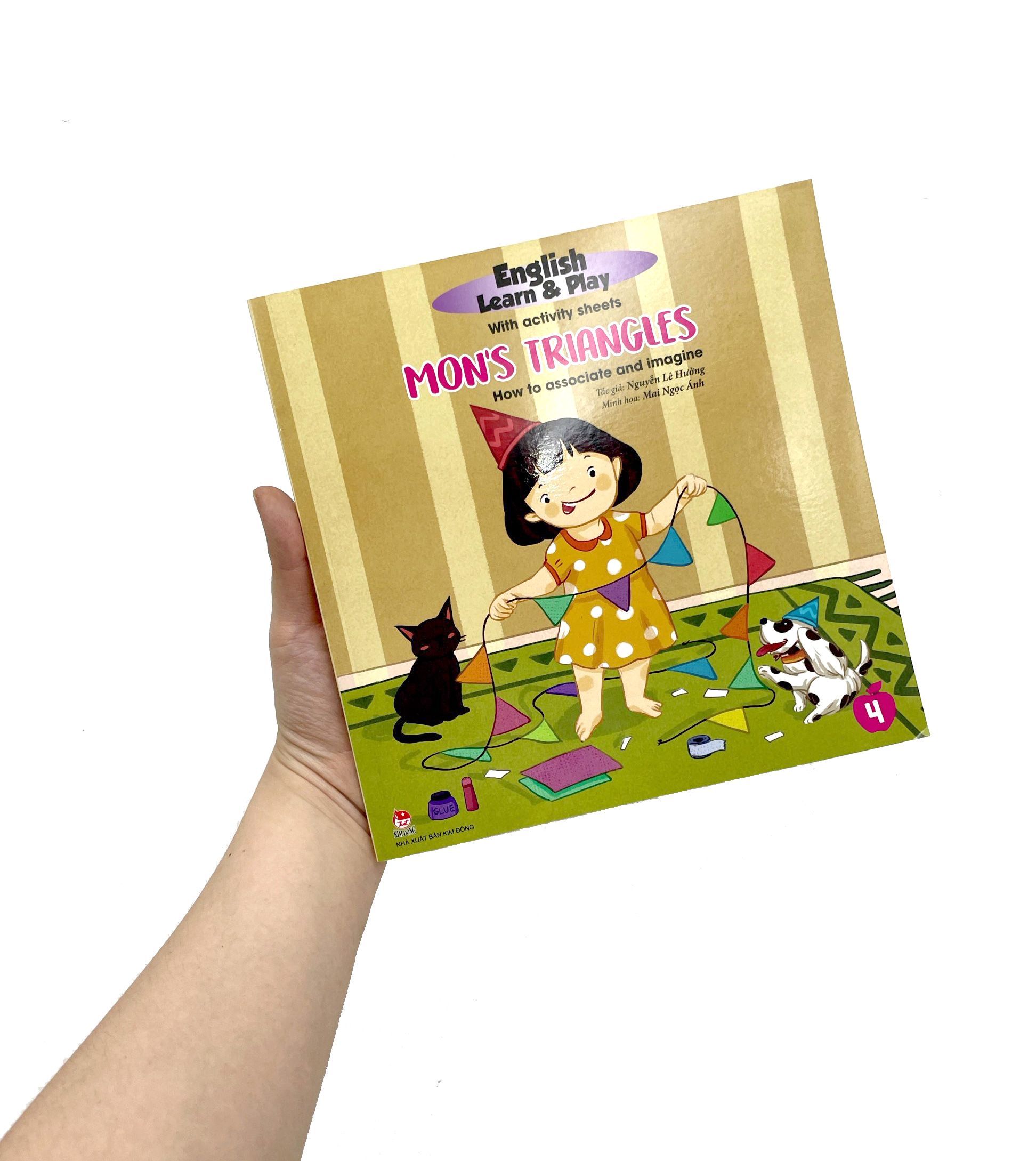 bộ english learn & play 4 - monℹs triangles - how to associate and imagine