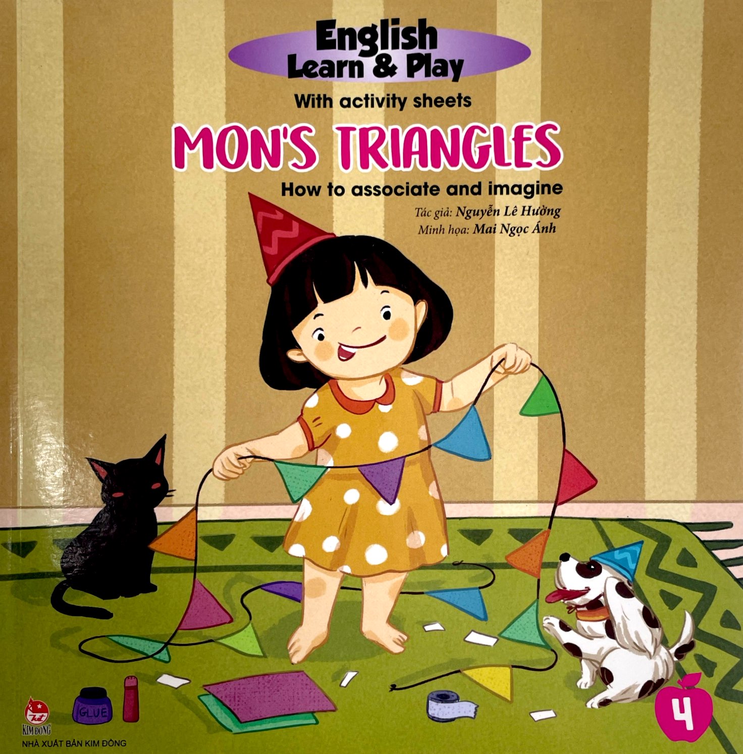 bộ english learn & play 4 - monℹs triangles - how to associate and imagine