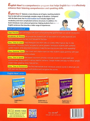 bộ english now 2 - listening and speaking (kèm cd)