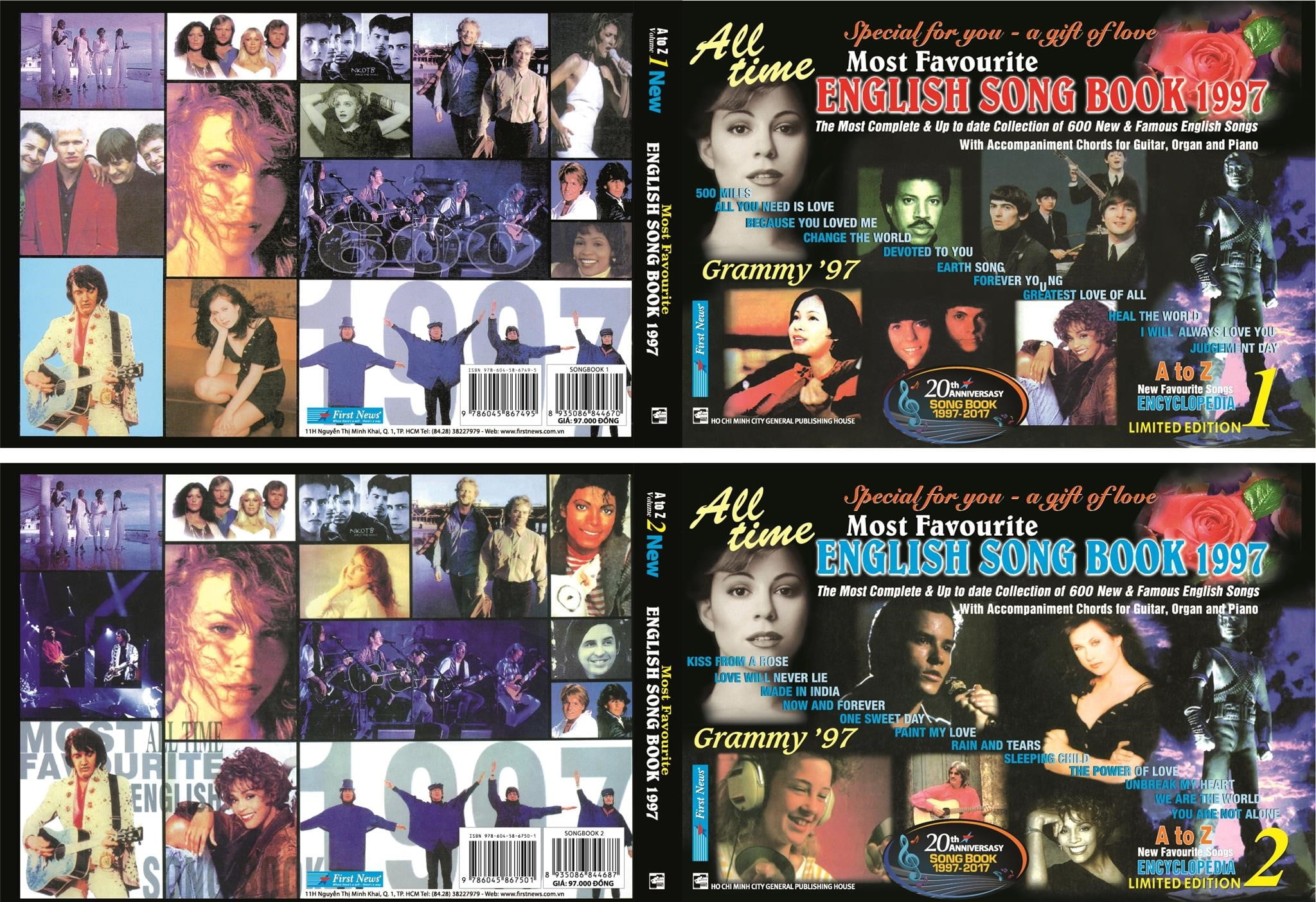 bộ english song book 1997- tập 1