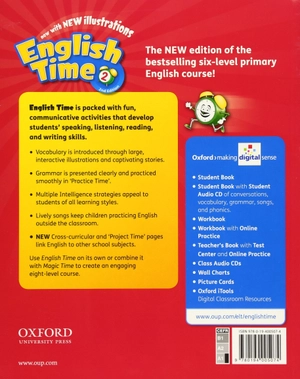 bộ english time 2 student book and audio cd 2nd edition