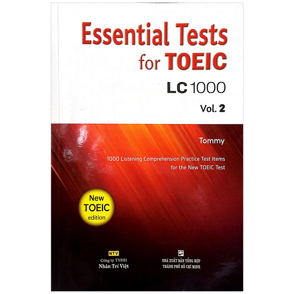 bộ essential test for toeic lc 1000 vol 2 (kèm cd)