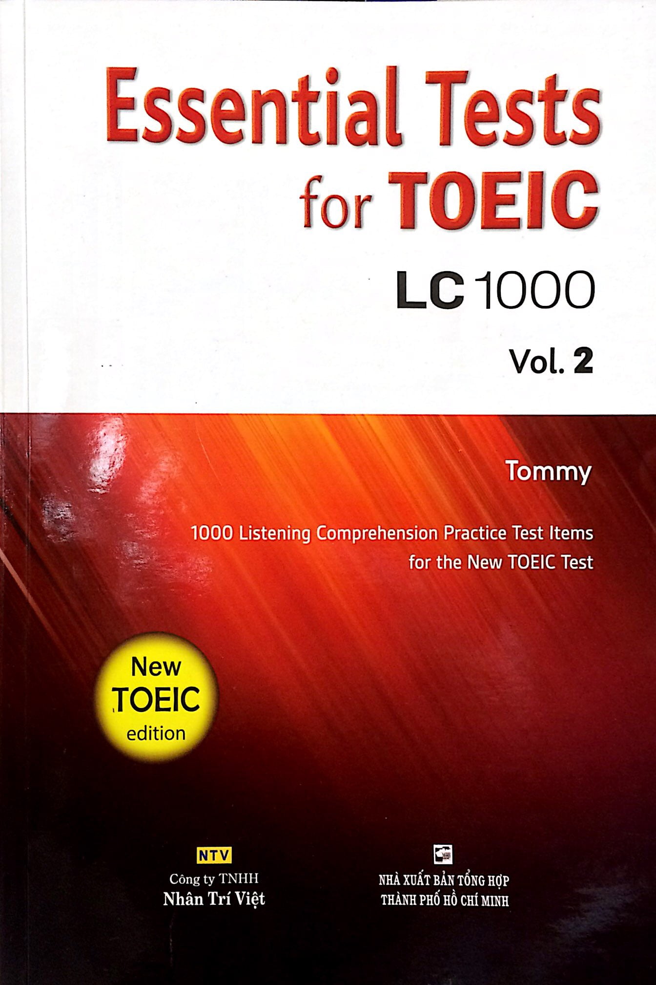 bộ essential test for toeic lc 1000 vol 2 (kèm cd)