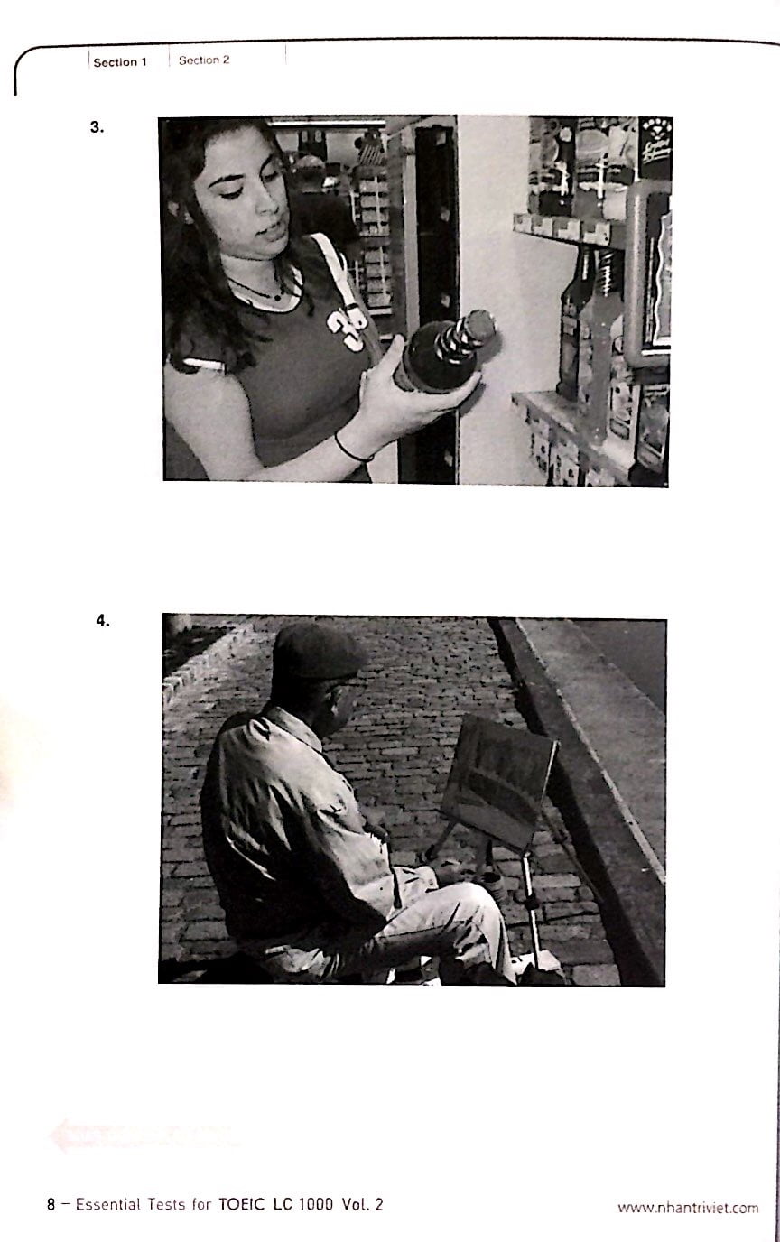 bộ essential test for toeic lc 1000 vol 2 (kèm cd)