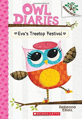 bộ eva's treetop festival: a branches book (owl diaries #1)