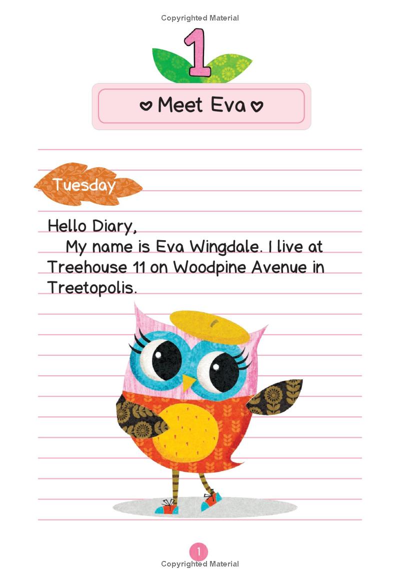 bộ eva's treetop festival: a branches book (owl diaries #1)