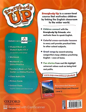 bộ everybody up 2 student book with audio cd pack