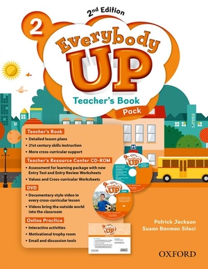 bộ everybody up 2 teachers book pack (2nd edition)