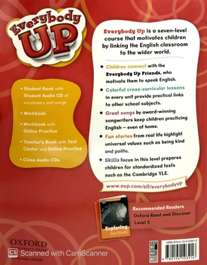 bộ everybody up 5 student book with audio cd pack
