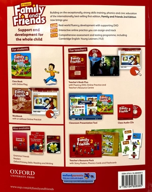 bộ family and friends: level 2: class book, second edition