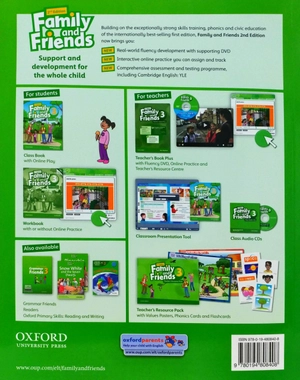 bộ family and friends: level 3: class book - second edition