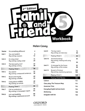 bộ family and friends: level 5: workbook & online skills practice pack
