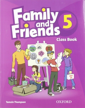 bộ family & friends 5 classbook and multirom pack