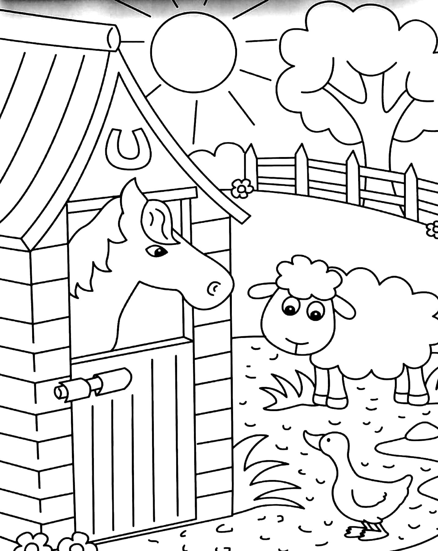 bộ farm colouring fun (book 1)