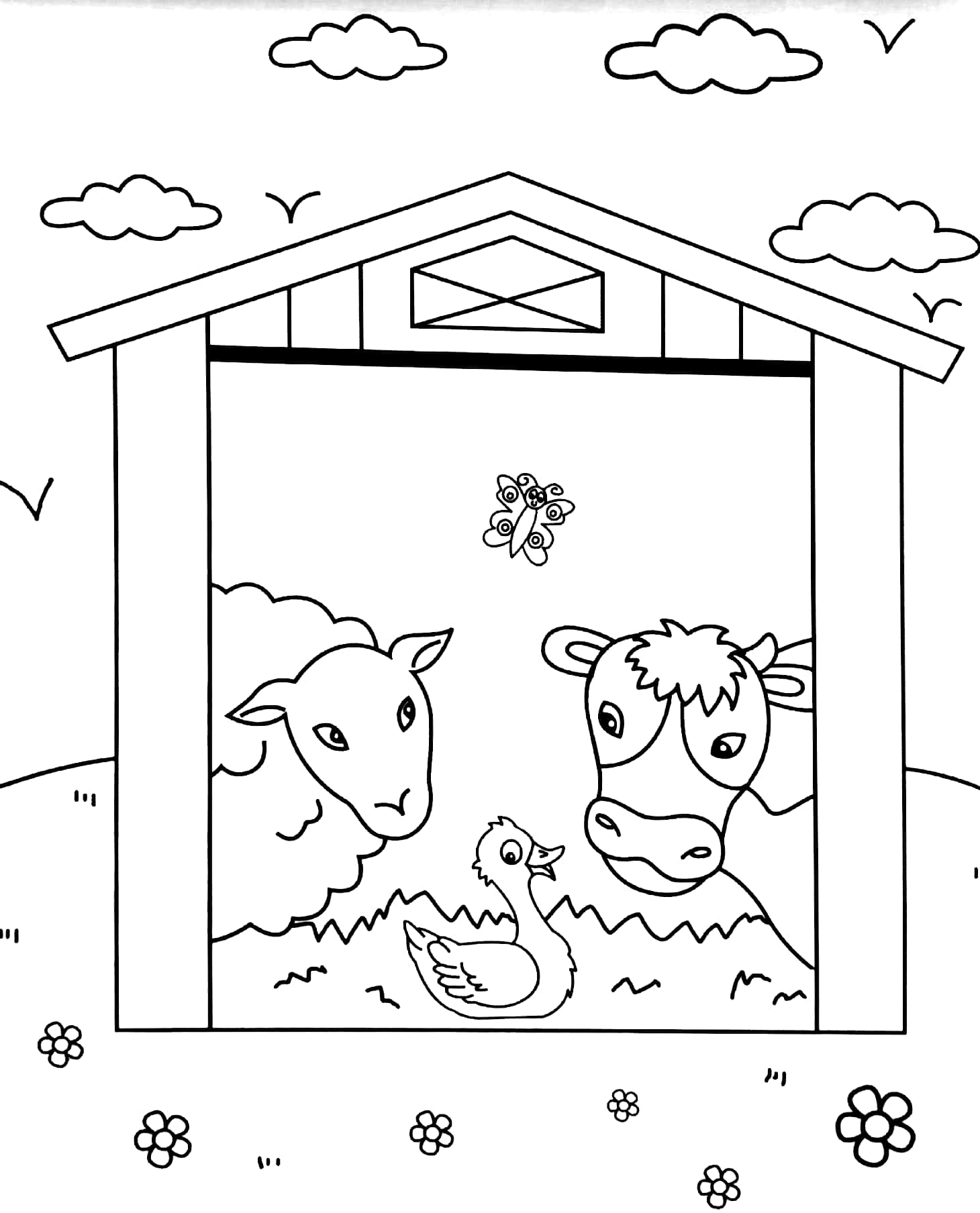 bộ farm colouring fun (book 1)