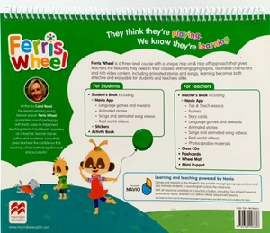 bộ ferris wheel level 1 student's book with navio app