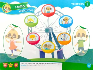 bộ ferris wheel level 1 student's book with navio app