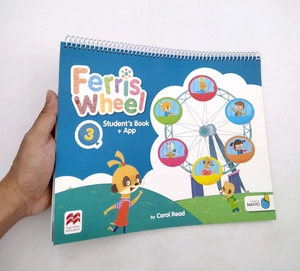 bộ ferris wheel level 3 student's book with navio app