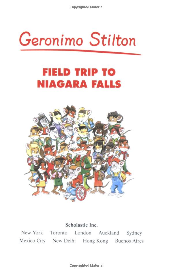 bộ field trip to niagara falls (geronimo stilton no. 24)