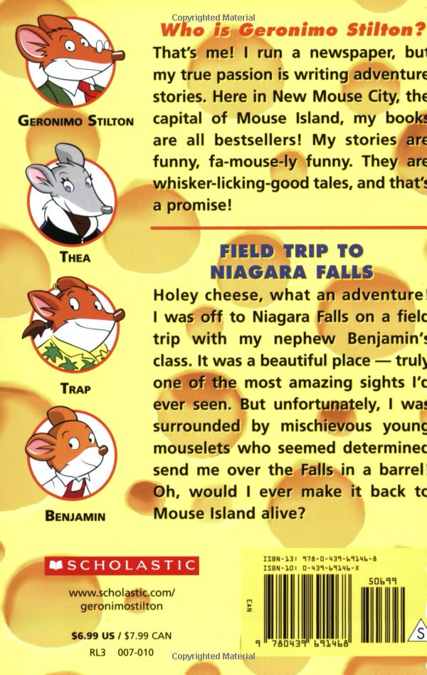 bộ field trip to niagara falls (geronimo stilton no. 24)