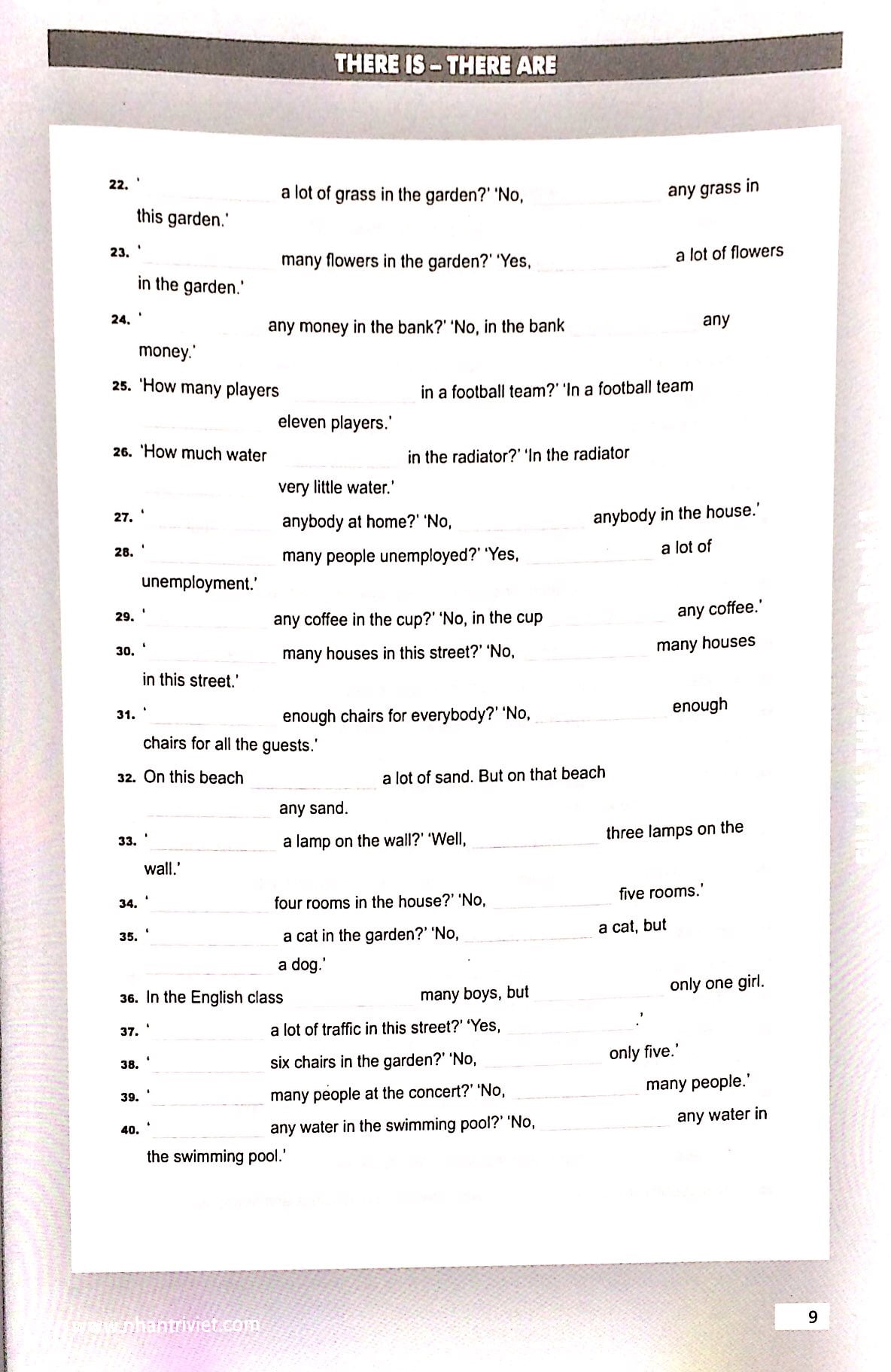 bộ fill in the gaps book 1